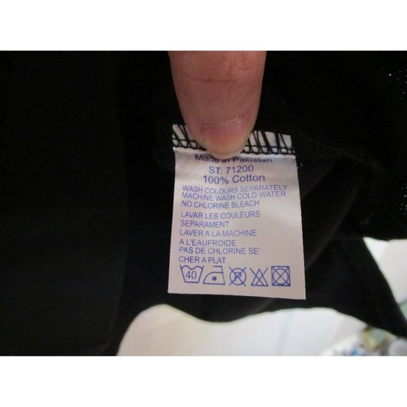 Jason Alexander Men's polo type shirt with collar - Black - XL - New without tag - Picture 10 of 10